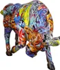 Gilde Figur, Stier, "Street Art", Graffiti, Kunstharz, Voir les images du produit 5
