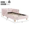 Flieks Kinderbett 90x200cm mit Rausfallschutz, Polsterbett Produktbild-Vorschau 4