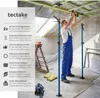 tectake® 2er-Set Teleksopstützen stufenlos höhenverstellbar Produktbild-Vorschau 2
