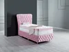 SWEET Polsterbett  120x200  - Farbe: Pink - Set:  Produktbild-Vorschau 2