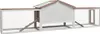 vidaXL Kaninchenstall Mokka 310x70x87 cm Kiefer & Tanne Produktbild-Vorschau 3
