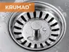 KRUMAD afvoerstoppen met zeef, 79 mm, wastafelstop van Productafbeelding-voorbeeld 2