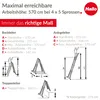 Hailo Échelle télescopique multifonction M80 4x5nombre de Voir les images du produit 6