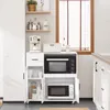 A white kitchen sideboard with appliances and storage. Anteprima dell’immagine prodotto