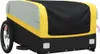 vidaXL Remorque vélo noir et jaune 45 kg Fer Voir les images du produit 4