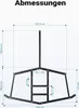 Vlečná brána Wiltec 190 x 98 cm, lúčna brána pre trávne Náhľad obrázku produktu 3
