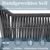 Garten-Essgruppe 4-tlg. Sitzgruppe 8 Personen verzinktes Produktbild-Vorschau 4