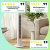 Effektiver Turmventilator: 3 Geschwindigkeiten & 90 Grad Produktbild-Vorschau 5