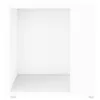 vidaXL Stolik boczny biały 33x33x34,5 cm materiał Podgląd zdjęcia produktu 10