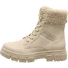 A single beige boot shown from the side. Produktbild-Vorschau