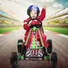 GOPLUS Gokart mit Gummireifen, Bremse & Verstellbarem Sitz, Produktbild-Vorschau 4