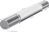 Wiltec Standard Steckachse 160 x 20 mm für Schubkarre, Produktbild-Vorschau 4
