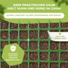 Kunststoffzaun 14 x 14 mm 0.6m / 10m / Schwarz Produktbild-Vorschau 3