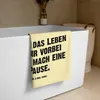 Mr. & Mrs. Panda Badehandtuch Schildkröte Pause - Gelb Produktbild-Vorschau 3