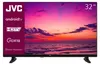 A JVC television displaying a sunset over the ocean. Produktbild-Vorschau