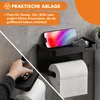KRUMAD Toilettenpapierhalter ohne Bohren Schwarz, Produktbild-Vorschau 3