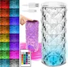 LED křišťálová dotyková noční lampa na stůl, diamant, Náhled obrázku produktu 1