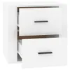 vidaXL Table de nuit blanc brillant 50x39x47 cm Voir les images du produit 8