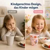 Melamin Kinderbecher 250ml Rosa Pastellrosa bruchsicher für Produktbild-Vorschau 6