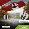 tillvex® Hliníkový slnečník Obdĺžnikový Ø 330 cm Červený + Náhľad obrázku produktu 7