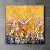 Coloray Uhr auf Leinwand 30x30 cm Wand Uhr Dekoration Produktbild-Vorschau 2