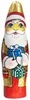 WAWI Babbo Natale con regalo figura cava in latte 60g Anteprima dell’immagine prodotto 1