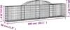 The Living Store Gabionen mit Hochbogen 10 Stk. Produktbild-Vorschau 6