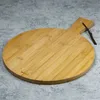 KINGHOFF KH-1673 Pizza-Servierbrett aus Bambus, 30 cm Produktbild-Vorschau 4