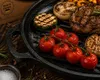 MAYSTERNYA Runde Gusseisen Grillpfanne - ø 40 x 4 cm - Produktbild-Vorschau 6