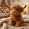 Hochlandkuh Kuscheltier 25cm Plüschtier Stier Tierpuppe Produktbild-Vorschau 1