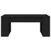 vidaXL Table basse noire 102x55x42 cm Bois composite Voir les images du produit 4