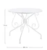 Tavolo Etienne 90 x 90 x 72 cm tavolo da pranzo in acciaio Anteprima dell’immagine prodotto 3