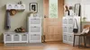 SoBuy FSR145-W Armoire à chaussures avec 6 abattants Voir les images du produit 2