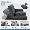 A sofa shown in multiple configurations and use cases. Produktbild-Vorschau