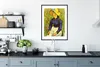MuchoWow® MuchoWow® Gerahmtes Poster Bäuerin mit gelbem Produktbild-Vorschau 4