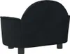 vidaXL Hundebett Schwarz 66x40x45 cm Samt Produktbild-Vorschau 5