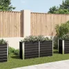 Antracytowe podwyższone łóżko ogrodowe 160 x 40 x 77 cm Podgląd zdjęcia produktu 8