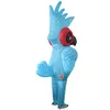 An inflatable parrot costume shown from the side against a white background. Produktbild-Vorschau
