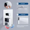 A shower system with multiple components and features highlighted. Produktbild-Vorschau