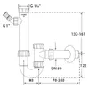 HAAS Kugelverschluss - Siphon für Waschtisch (1 1/4) - Produktbild-Vorschau 2