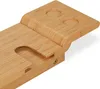 Relaxdays Badewannenablage Bambus, 70cm breit, Badetablett Produktbild-Vorschau 8