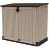 Outdoor-Aufbewahrungsbox aus Kunstharz, 880 Liter, beige Produktbild-Vorschau 3