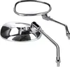 Set di specchietti M8 ovali cromati Anteprima dell’immagine prodotto 1