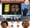 bremermann Support pour griller les burgers pour 4 galettes Voir les images du produit 2
