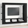 vidaXL TV skříňka vzhled černého dubu 152 x 22 x 113 cm Náhled obrázku produktu 2