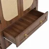 Merax Hochschrank mit Bogen-Nische und LED, Vitrine mit Produktbild-Vorschau 12