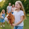 Hobby Horse - Steckenpferd Braun A4 mit Zaumzeug und Sound Produktbild-Vorschau 3