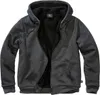 Sweatjacke mit Teddyfutter schwarz-melange, 3XL Produktbild-Vorschau 1