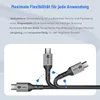 hb-digital USB-C auf USB-C Kabel 2m USB 2.0 60W 480Mbps Produktbild-Vorschau 4