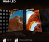 A comparison of conventional TV and Mini-LED technology, showcasing image quality differences. Voir les images du produit